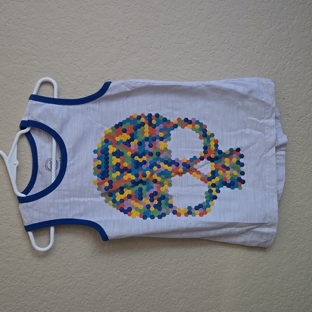White Skull Tank Top